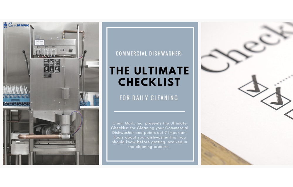 Commercial Dishwasher Cleaning: The Ultimate Checklist